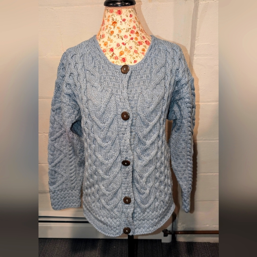 Vintage Aran wool fisherman sweater